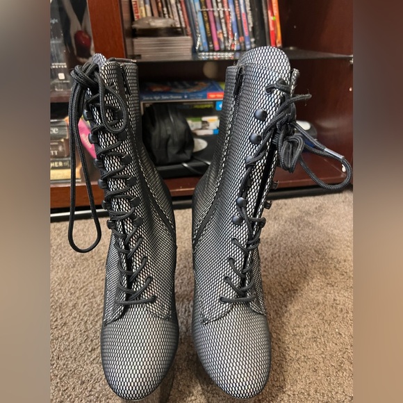 Pleasers Adore holo mesh boot - Picture 5 of 6